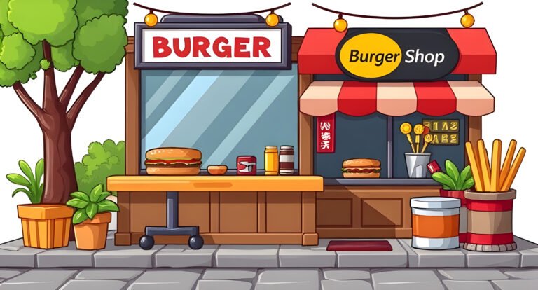 burger shop icon